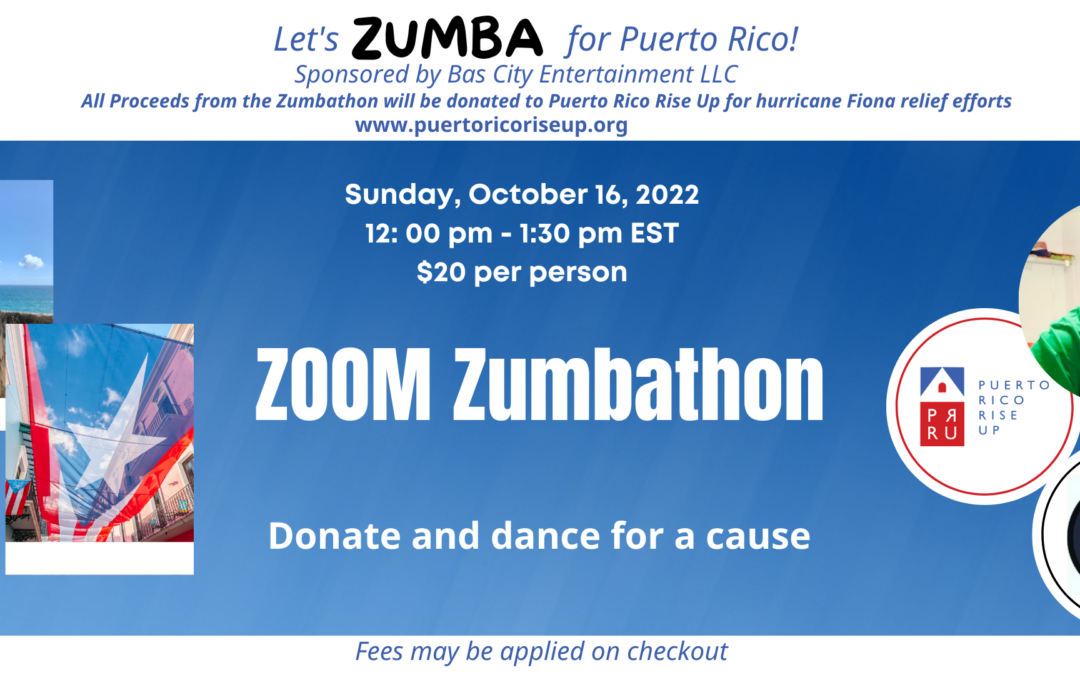 Let’s Zumba for Puerto Rico!